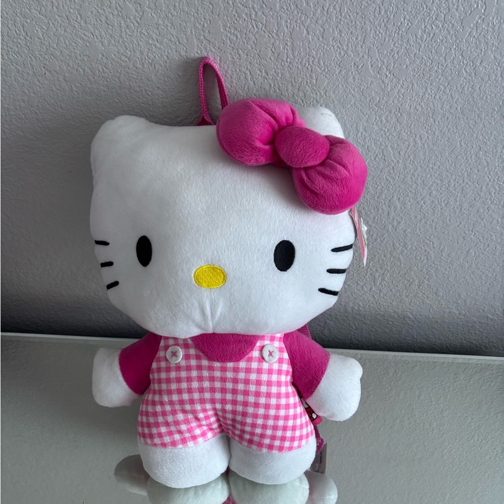 Hello Kitty Plush Toy - Pink and White